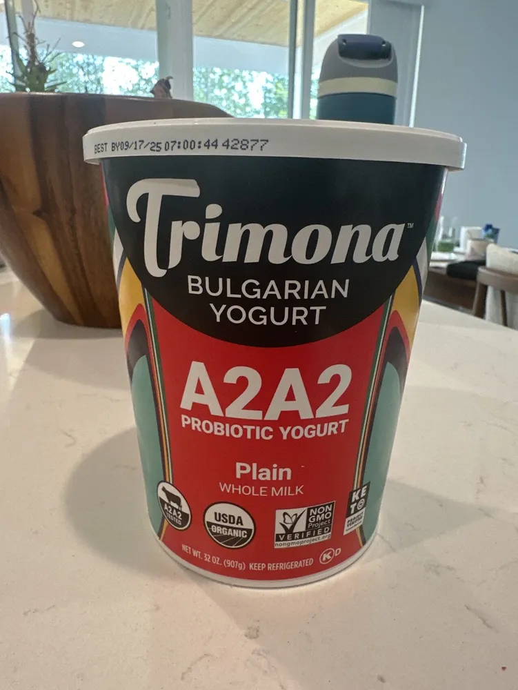A2A2 Probiotic Yogurt Plain Whole Milk