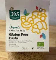 Organic farm shapes gluten free pasta