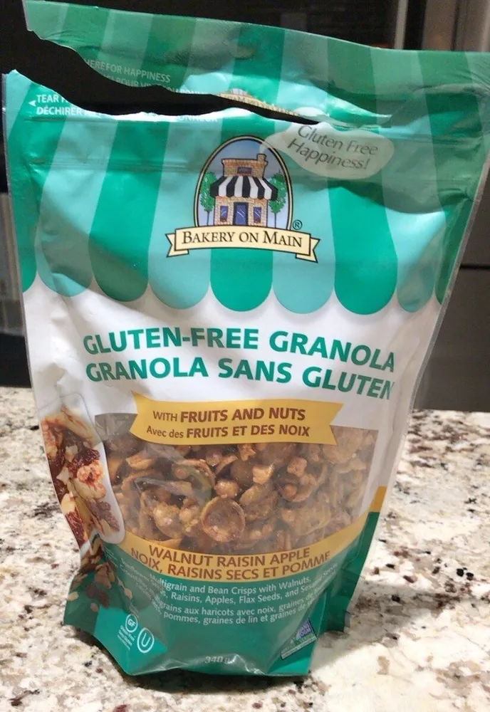 Gluten-Free Granola Walnut Apple Raisin