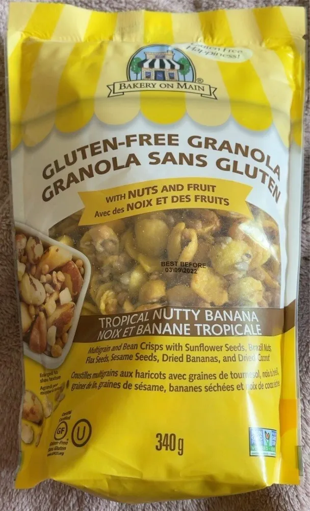 Gluten Free Granola-Rainforest Banana Nut