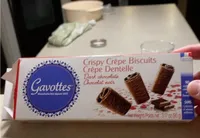 Crepe dentelle chocolat noir