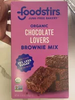 Organic Chocolate lovers brownie mix