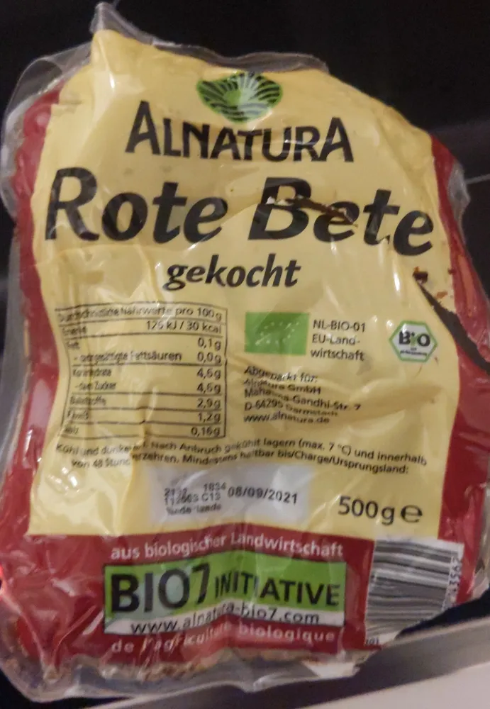 Rote Bete gekocht