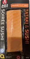 Saumon coupe saku