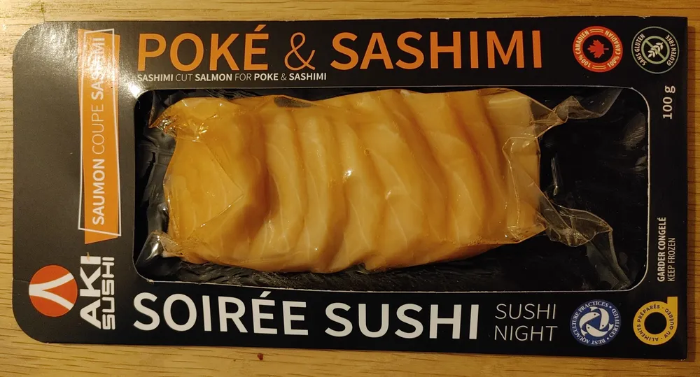 Sahismi cut salmon for Poke & Sashimi