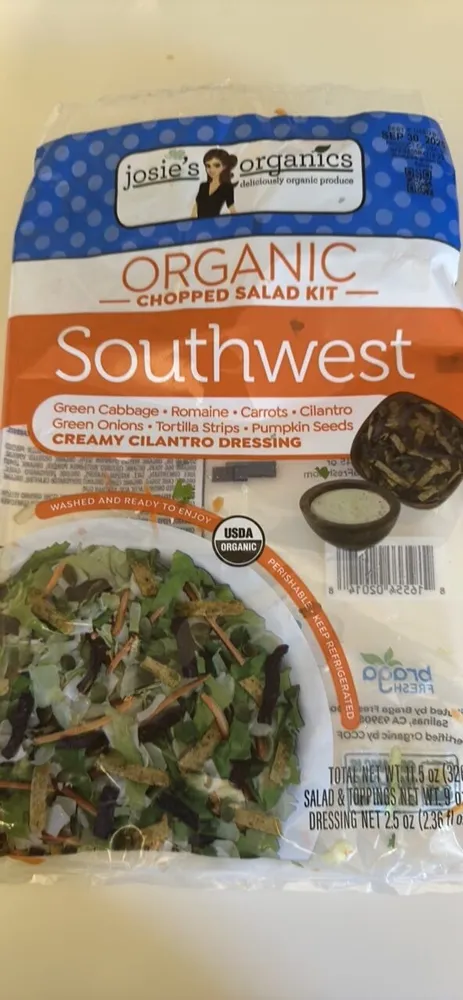 Organic Chopped Salad Kit Southwest