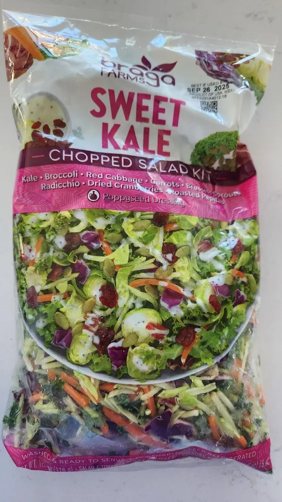 Sweet kale salad