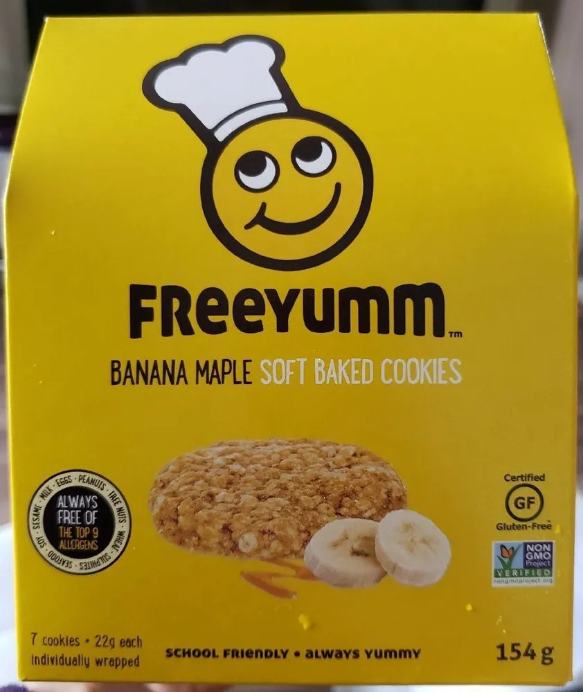 Biscuits aux bananes et érable