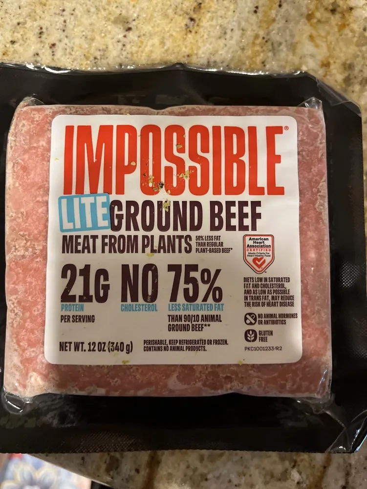 Lite Ground Beef Meat From Plants
