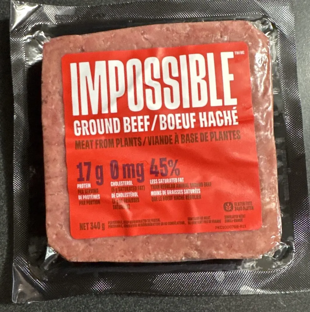 Burger made from plants