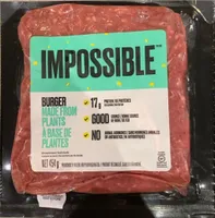 Burger made from plants