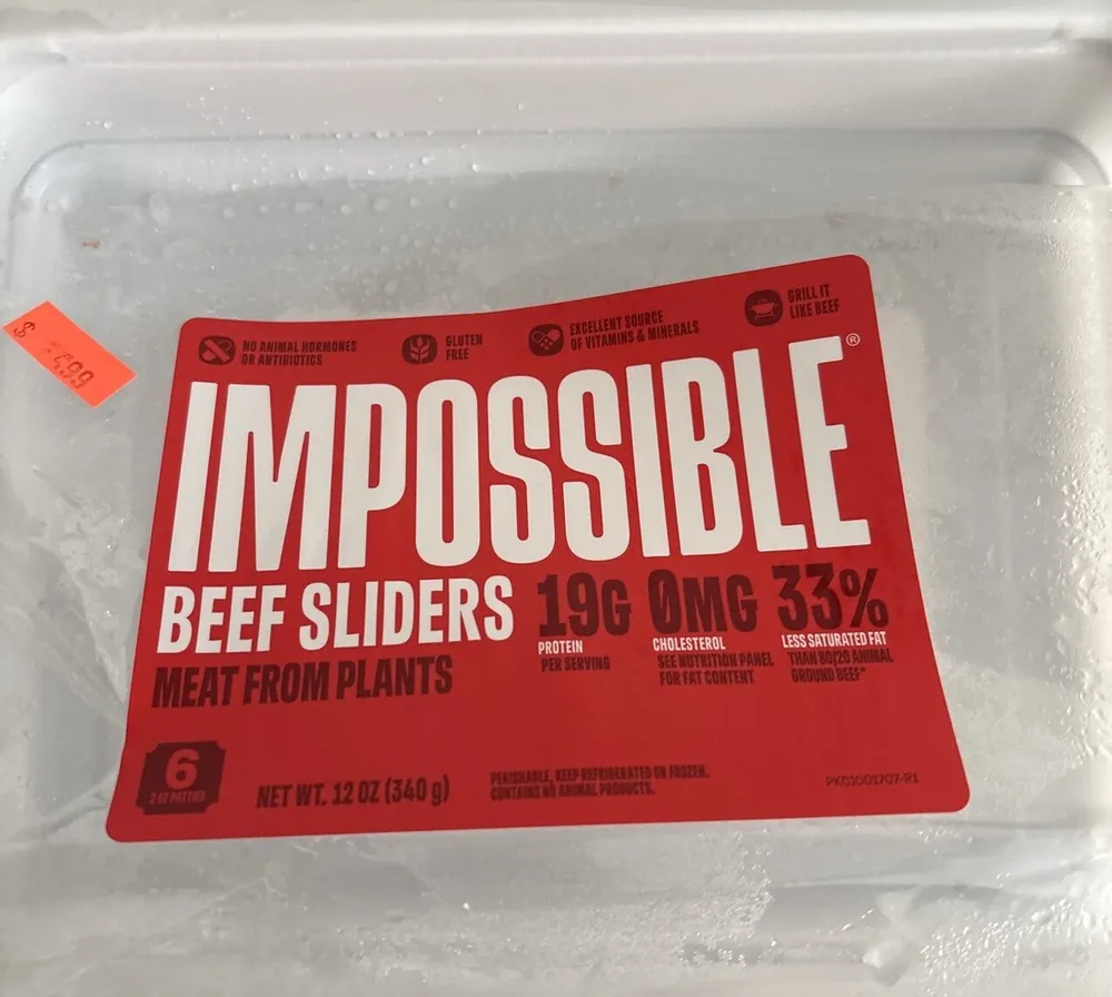 impossible beef sliders