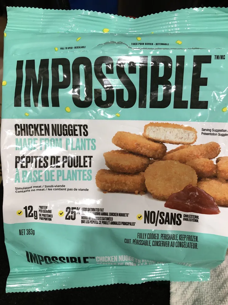 chicken nuggets made from plants