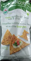 Croustilles tortilla au chou frisé et au chia biologique