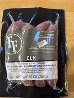 Elk Sausage with Juniper, Rosemary & Cranberry