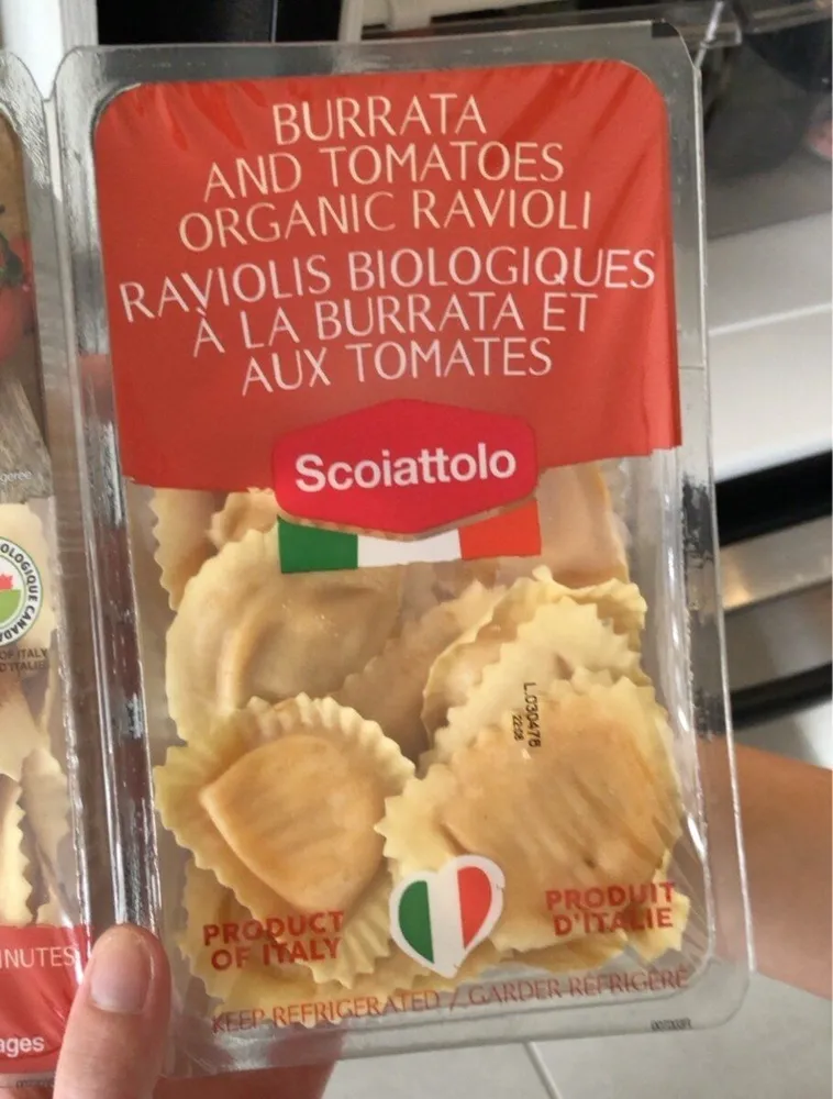 Raviolis bio
