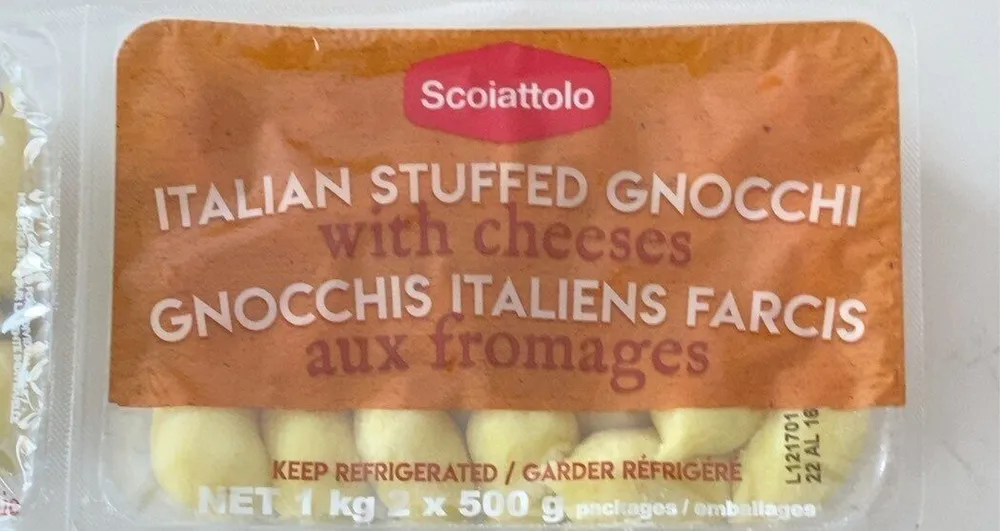 Italian Stuffed Gnocchi with cheeses