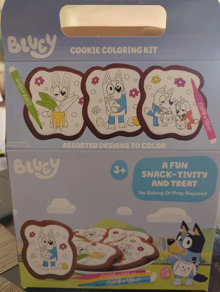 Bluey Cookie Coloring Kit