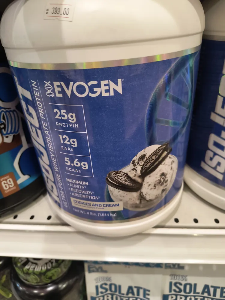 Evogen isoject cookie's and cream 1.814 kg