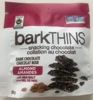 Snacking Chocolate Dark Chocolate Almond With Sea Salt