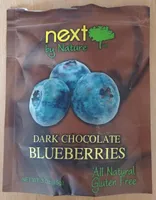 Blueberries dark chocolate