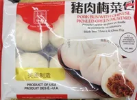 Pork Bun with Chinese Pickled Green Mustard
