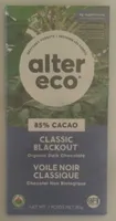 85% Classic Blackout Organic Dark Chocolate