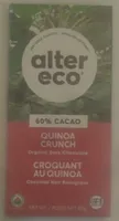 60% Cacao Quinoa Crunch Organic Dark Chocolate