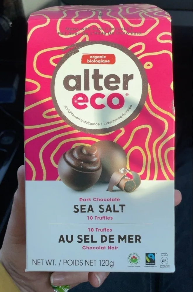 Dark Chocolate Sea Salt Truffles