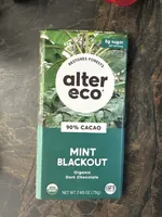 MINT BLACKOUT Organic Dark Chocolate