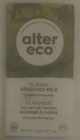 Classic Grass Fed Organic Milk Chocolate