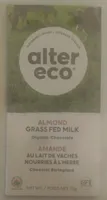 Almond Grass Fed Organic Milk Chocolate