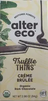 Truffle Thins Crème Brûlée