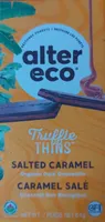 Truffle Thins Salted Caramel Organic Dark Chocolate