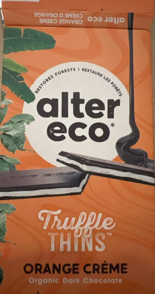 Truffle Thins - Orange