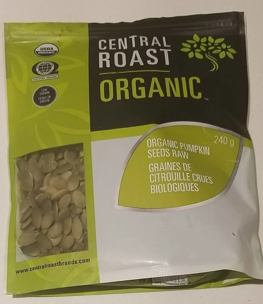 Graines de citrouille crues biologiques