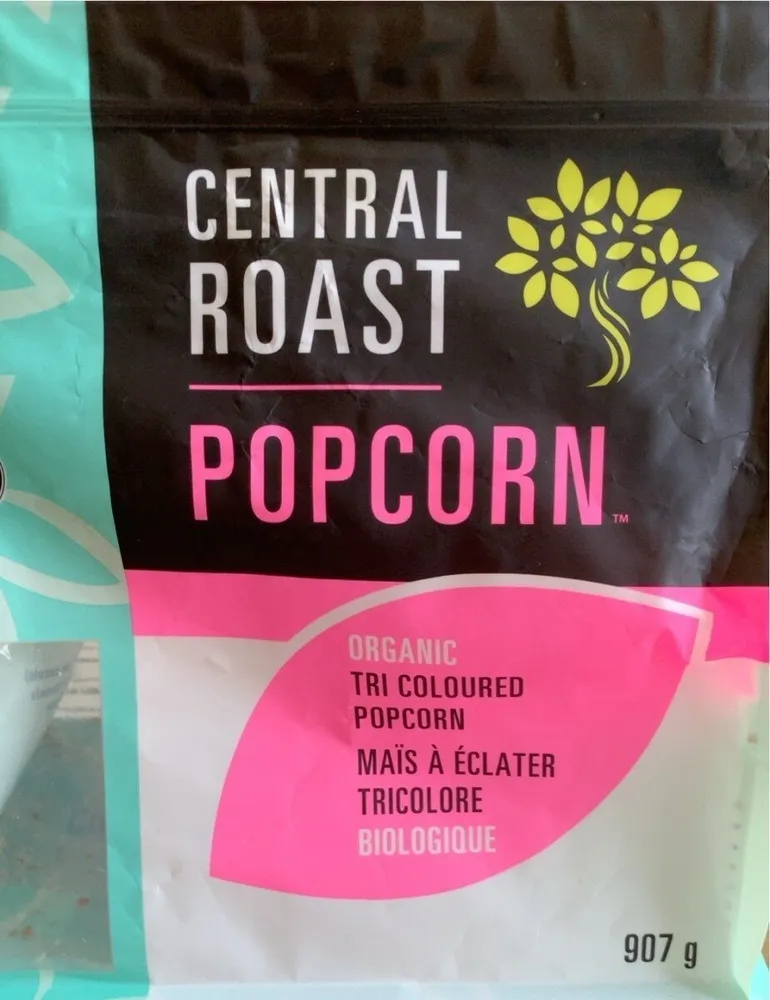 Tri coloured popcorn