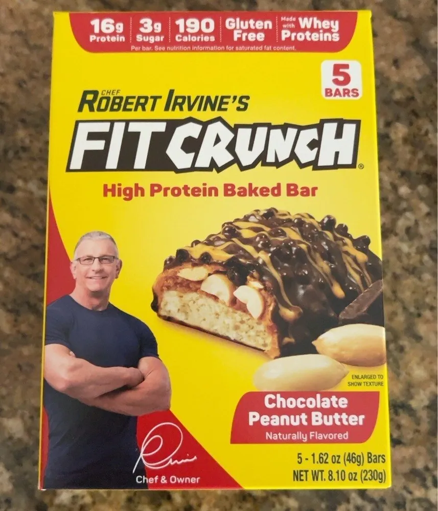 Chocolate Peanut Butter High Protein Baked Bar