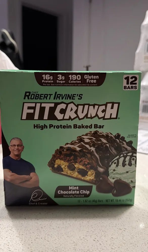 Fit Crunch High Protein Baked Bar - Mint Chocolate Chip