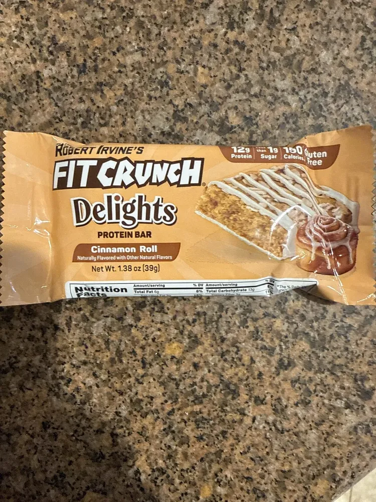 Fitcrunch Delights Cinnamon Roll Protein Bar