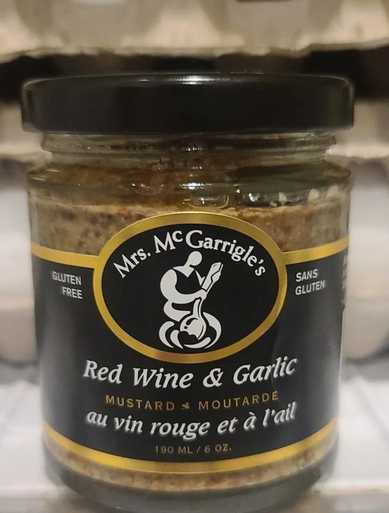 Red wine and garlic mustard