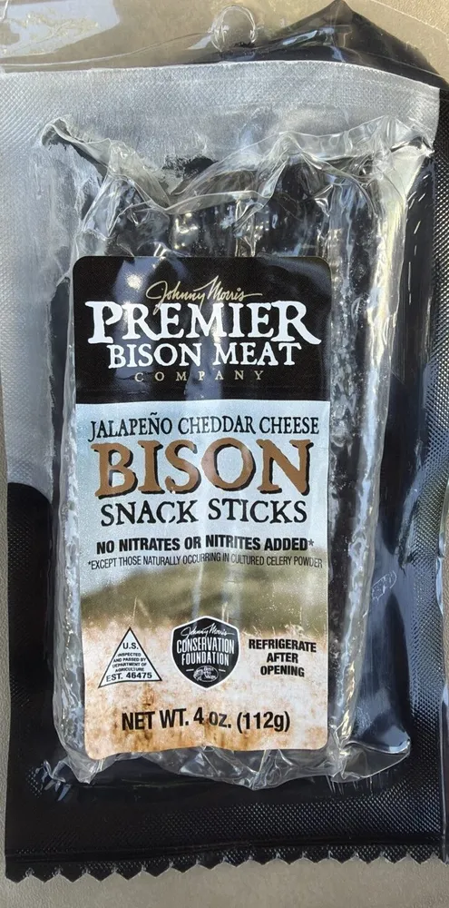 Jalapeño Cheddar Cheese Bison Snack Sticks