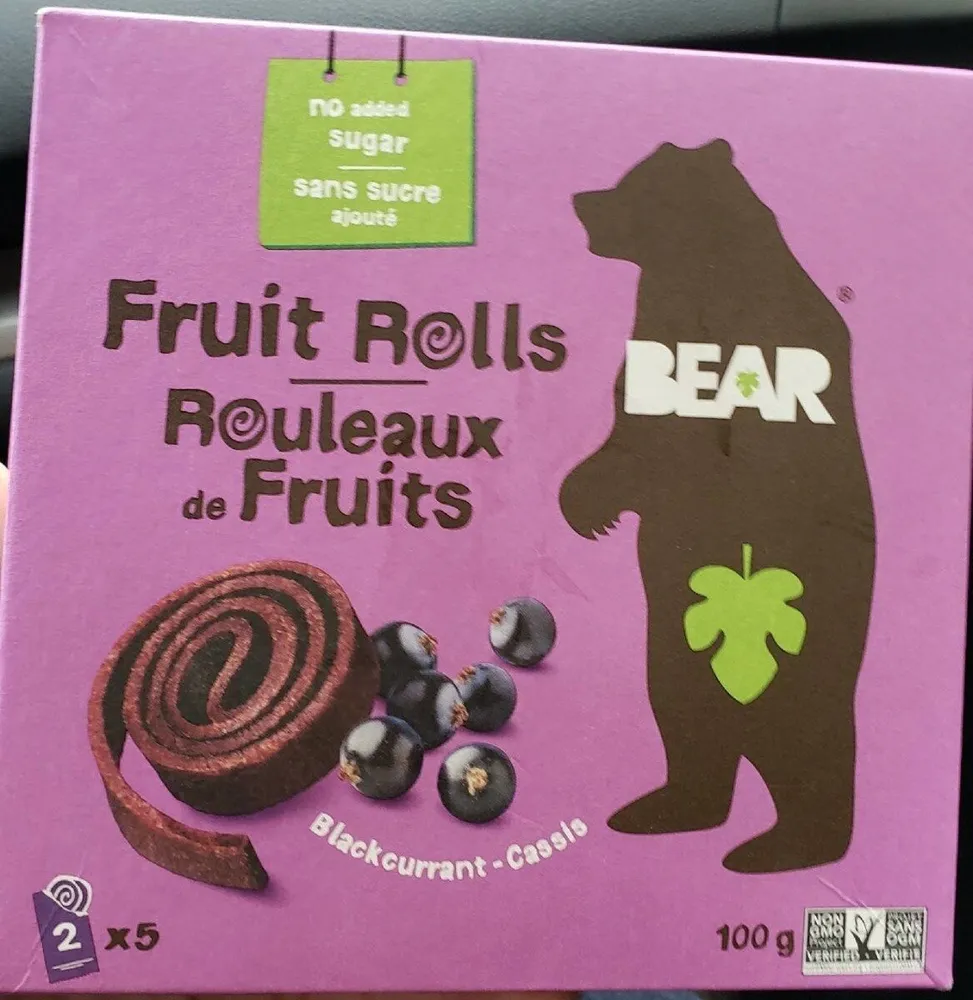Blackcurrent Real Fruit Rolls
