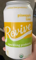 Pineapple Lime Sparkling Probiotic