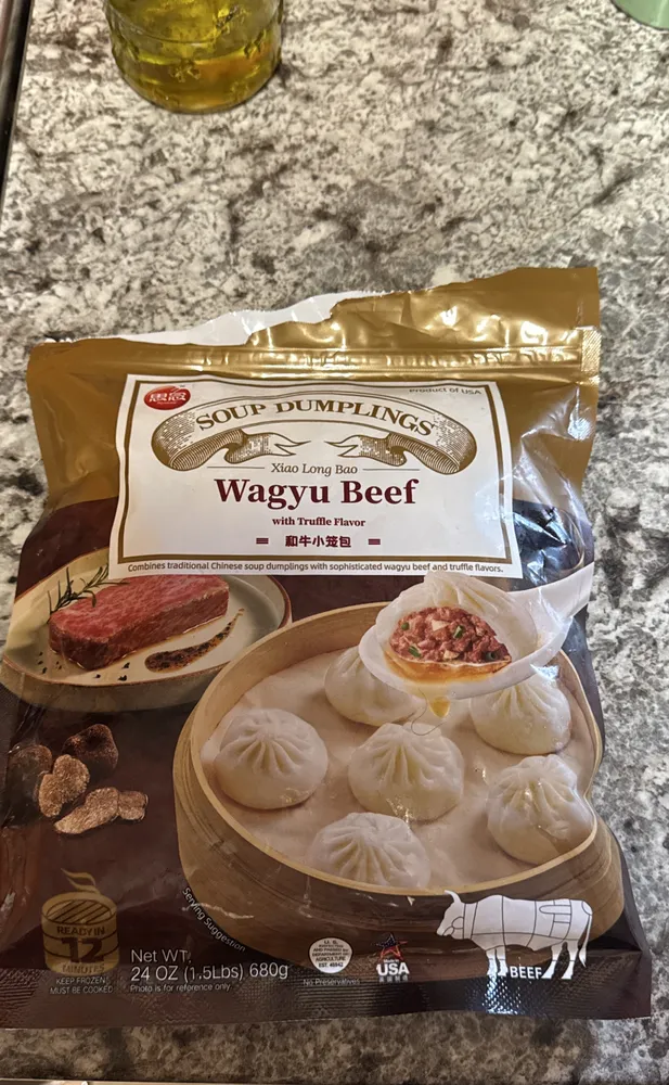 Soup Dumplings Xiao Long Bao Wagyu Beef with Truffle Flavor