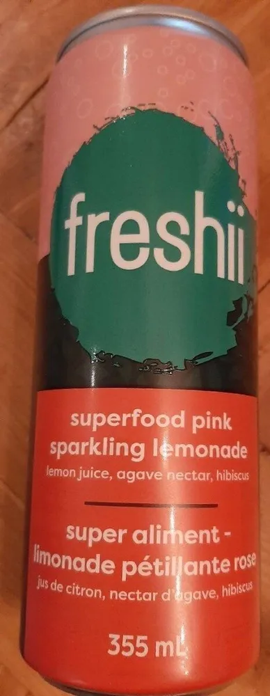 Limonade pétillante rose
