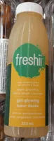 cold pressed juice / jus pressé à froid get glowing lueur dorée