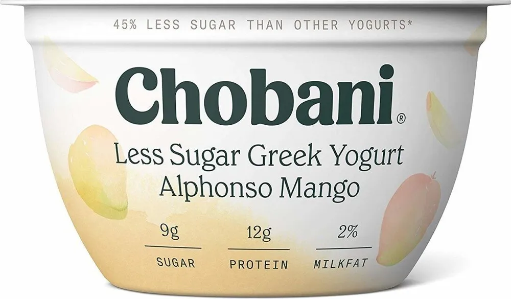 Less Sugar Greek Yogurt Alphonso Mango