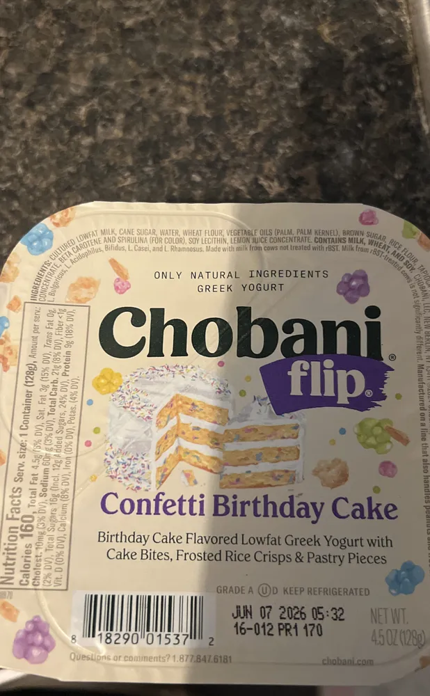 Birthday cake flip