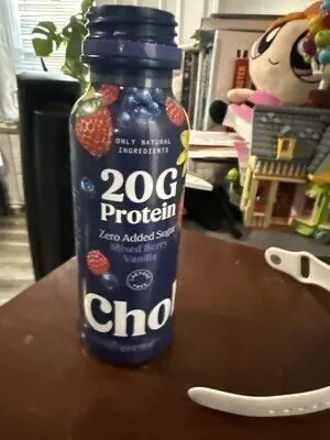 Chobani 20G Protein Zero Added Sugar Mixed Berry Vanilla